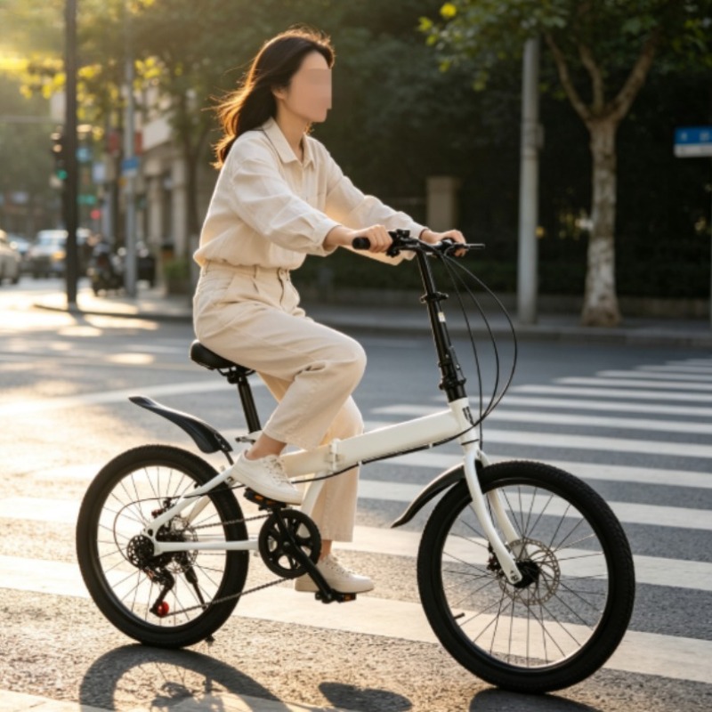 Cycling Commute Speed - Bicicletta Pieghevole 20 Pollici per Uomo