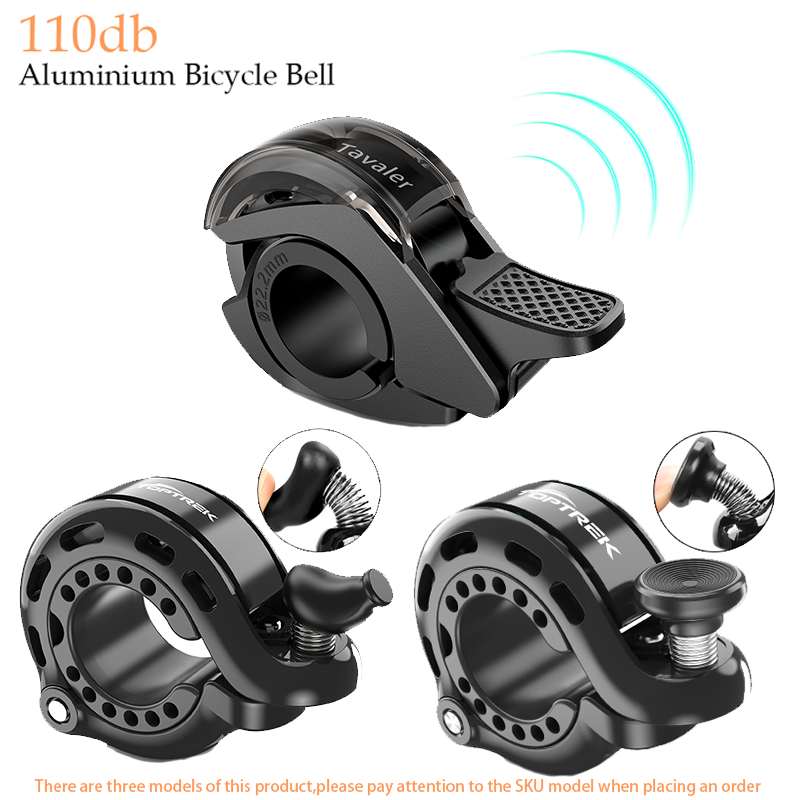 Bell Handlebar Ring - Campanello per Bicicletta in Acciaio Inox,