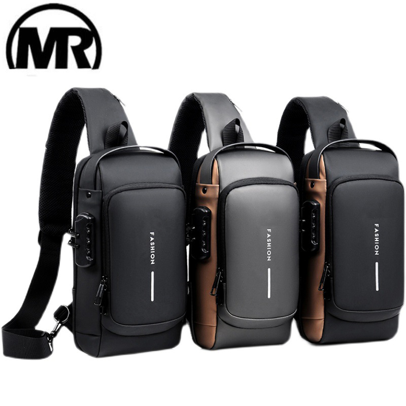 Chain Lock Combination - Borsa da uomo antifurto con blocco