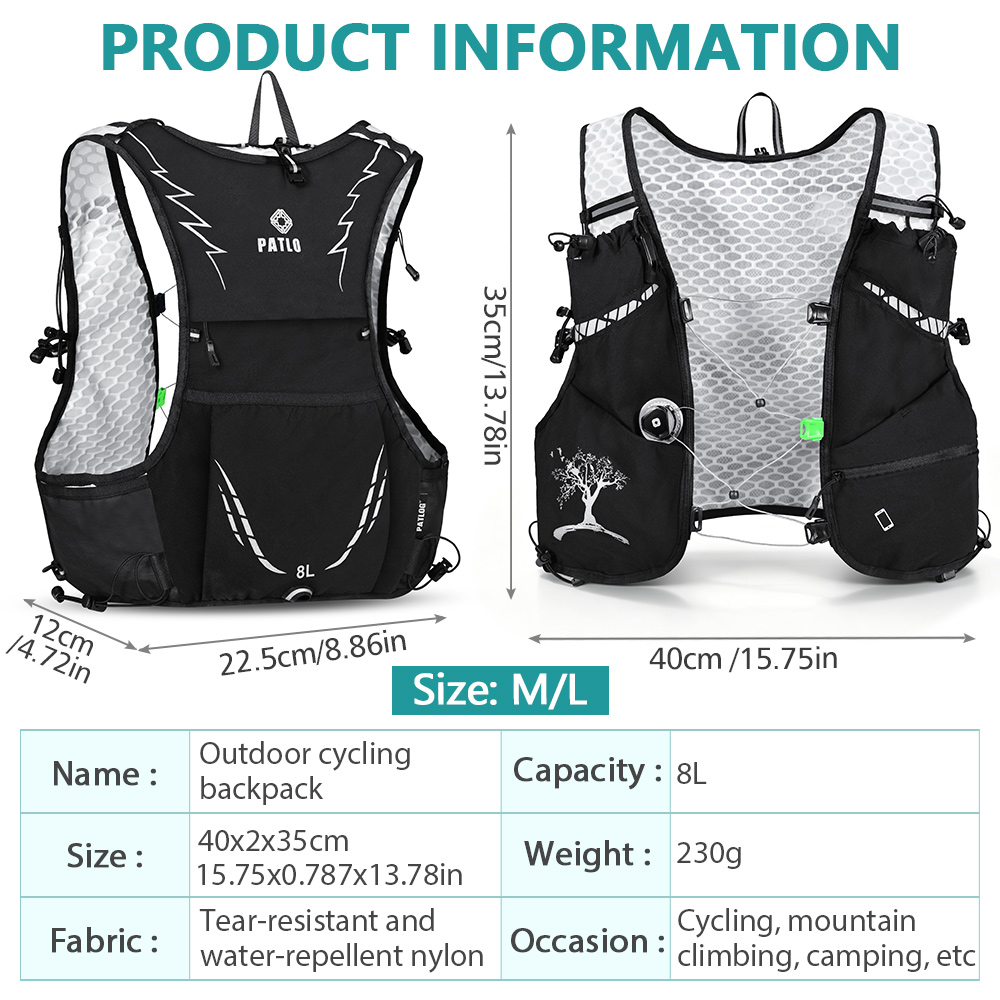Nuovo Zaino da Trail Running 8 - Cycling Commuter Backpack recensione e prezzo